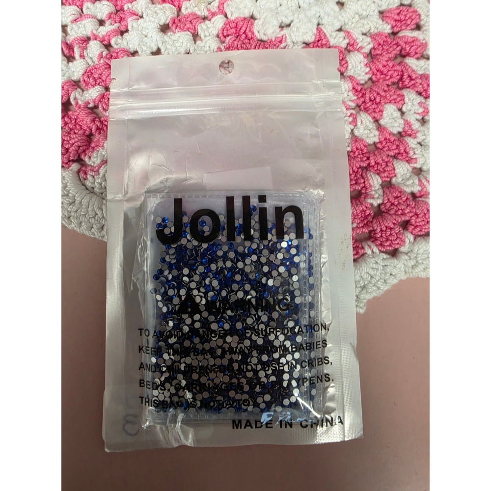 Jollin SS8 Sapphire Blue Glass Rhinestones Non Hotfix 2880 Pcs B08C4TNGZF